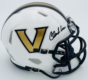Clark Lea autograph, Clark Lea signed, Vanderbilt Commodores memorabilia, signed mini helmet, Vanderbilt collectible, BAS authenticated, autographed mini helmet, head coach autograph, SEC football memorabilia, college football memorabilia, Commodores collectible, mini helmet display, coaching autograph, Vanderbilt football autograph, SEC head coach
