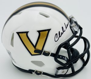 Clark Lea autograph, Clark Lea signed, Vanderbilt Commodores memorabilia, signed mini helmet, Vanderbilt collectible, BAS authenticated, autographed mini helmet, head coach autograph, SEC football memorabilia, college football memorabilia, Commodores collectible, mini helmet display, coaching autograph, Vanderbilt football autograph, SEC head coach