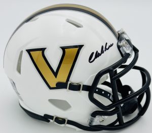 Clark Lea autograph, Clark Lea signed, Vanderbilt Commodores memorabilia, signed mini helmet, Vanderbilt collectible, BAS authenticated, autographed mini helmet, head coach autograph, SEC football memorabilia, college football memorabilia, Commodores collectible, mini helmet display, coaching autograph, Vanderbilt football autograph, SEC head coach