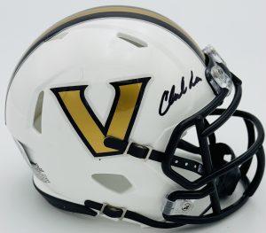 Clark Lea autograph, Clark Lea signed, Vanderbilt Commodores memorabilia, signed mini helmet, Vanderbilt collectible, BAS authenticated, autographed mini helmet, head coach autograph, SEC football memorabilia, college football memorabilia, Commodores collectible, mini helmet display, coaching autograph, Vanderbilt football autograph, SEC head coach