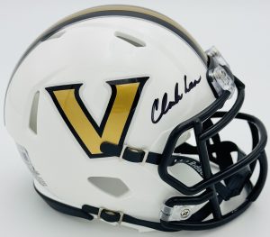 Clark Lea autograph, Clark Lea signed, Vanderbilt Commodores memorabilia, signed mini helmet, Vanderbilt collectible, BAS authenticated, autographed mini helmet, head coach autograph, SEC football memorabilia, college football memorabilia, Commodores collectible, mini helmet display, coaching autograph, Vanderbilt football autograph, SEC head coach