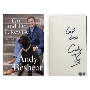 Andy Beshear autograph, Andy Beshear signed, Go and Do Likewise signed book, Governor Beshear memorabilia, Beshear 2028, signed hardcover book, BAS authenticated, autographed book, Kentucky governor autograph, political memorabilia, bestselling book autograph, Kentucky collectible, presidential memorabilia, Democratic governor autograph, signed political book