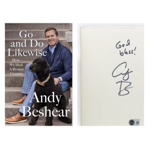 Andy Beshear autograph, Andy Beshear signed, Go and Do Likewise signed book, Governor Beshear memorabilia, Beshear 2028, signed hardcover book, BAS authenticated, autographed book, Kentucky governor autograph, political memorabilia, bestselling book autograph, Kentucky collectible, presidential memorabilia, Democratic governor autograph, signed political book