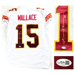 Seneca Wallace autograph, Seneca Wallace signed, Iowa State Cyclones memorabilia, signed custom jersey, Iowa State collectible, JSA authenticated, autographed football jersey, quarterback autograph, Big 12 football memorabilia, college football memorabilia, Cyclones collectible, Seattle Seahawks autograph, The Run Iowa State, Iowa State football autograph, NFL veteran autograph