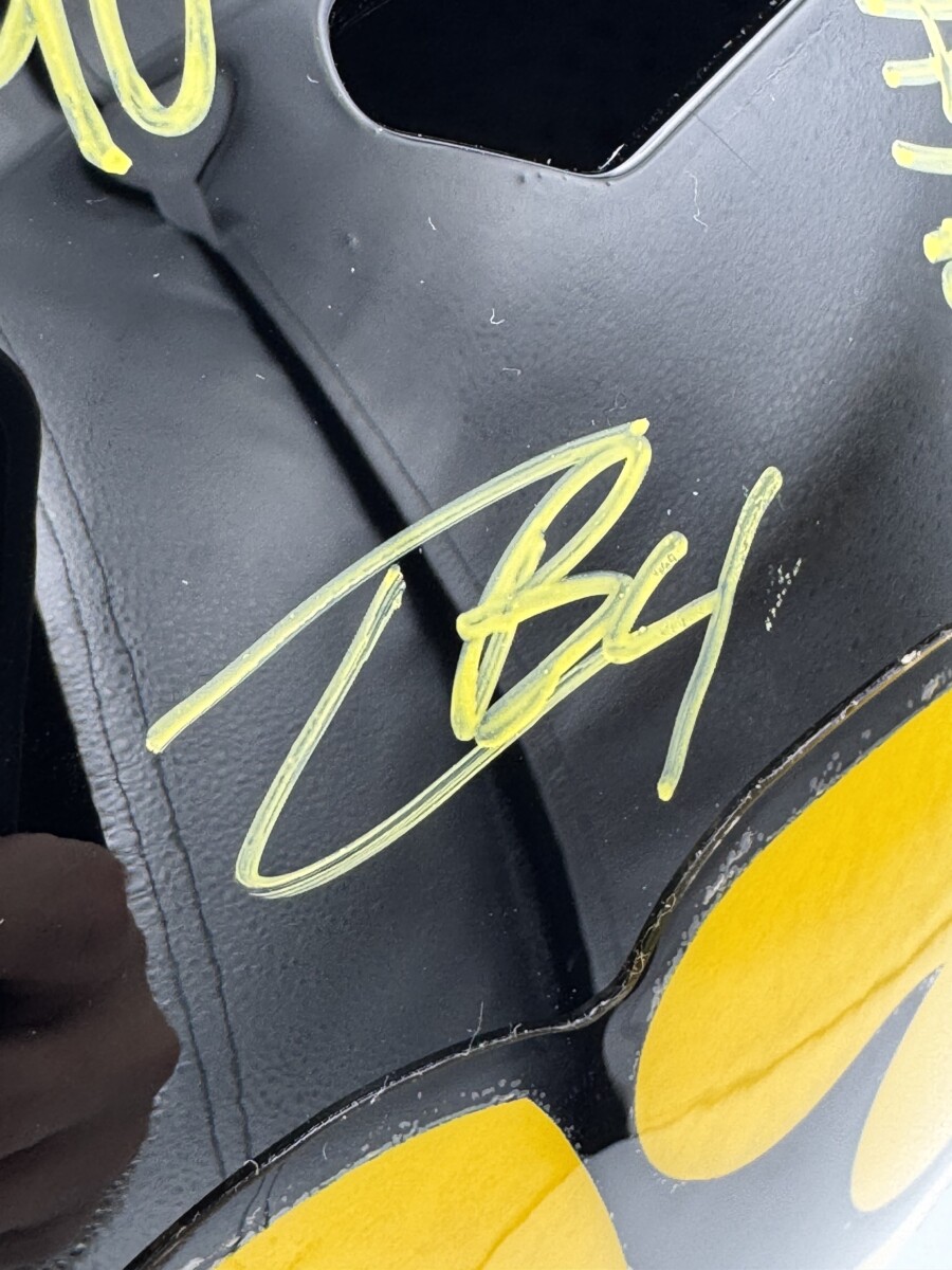 2026 Iowa Hawkeyes Signed Full Size Helmet Tony Diaz Vander Zee Autograph Bas J6 - Image 6