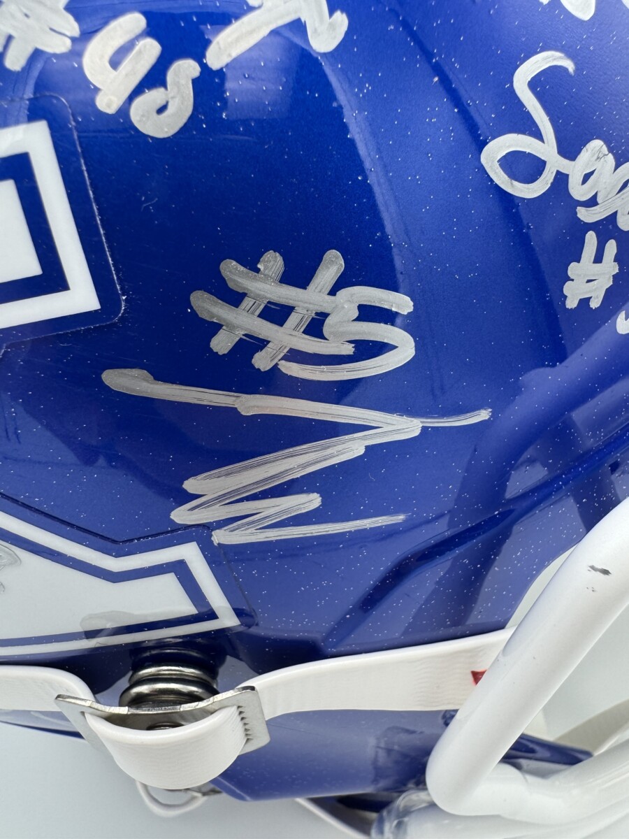 2026 Kentucky Signed Full Size Helmet Kenny Minchey Darby Price Autograph Bas J0 - Image 8