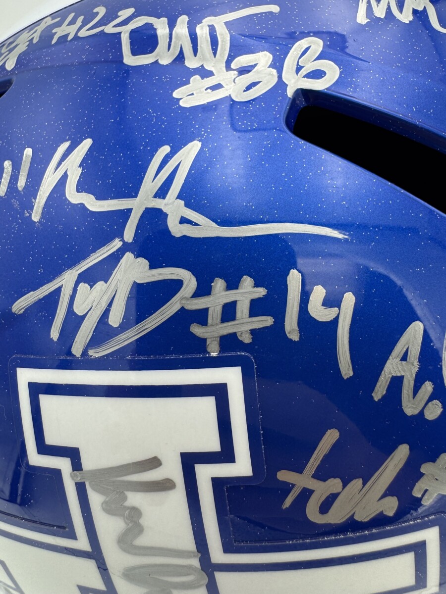 2026 Kentucky Signed Full Size Helmet Kenny Minchey Darby Price Autograph Bas J0 - Image 7