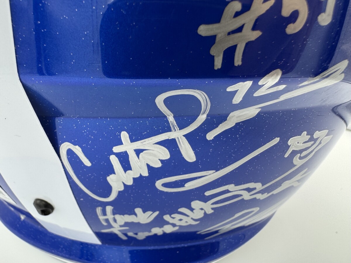 2026 Kentucky Signed Full Size Helmet Kenny Minchey Darby Price Autograph Bas J0 - Image 5