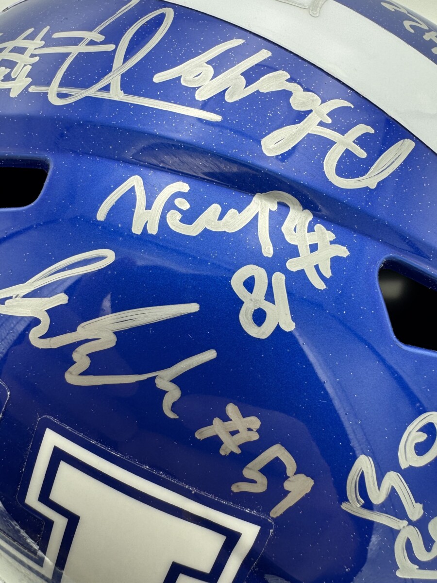 2026 Kentucky Signed Full Size Helmet Kenny Minchey Darby Price Autograph Bas J0 - Image 4