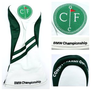 BMW Championship memorabilia, Conway Farms Golf Club, driver head cover, golf head cover, FedEx Cup memorabilia, PGA Tour collectible, Chicago golf memorabilia, Lake Forest golf, golf memorabilia, tournament head cover, golf accessory collectible, PGA Tour merchandise, FedEx Cup Playoffs, BMW Championship head cover, Masters Tournament memorabilia