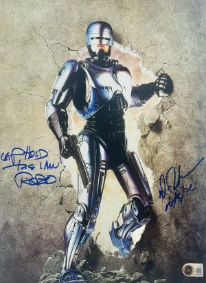 Signed Robocop 11x17 movie poster Autograph Beckett authenticated