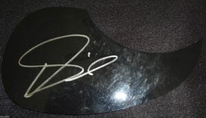 DAVID NAIL SIGNED BLACK ACOUSTIC PICKGUARD COUNTRY MUSIC LET IT RAIN CARDINALS A