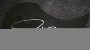 DAVID NAIL SIGNED BLACK ACOUSTIC PICKGUARD COUNTRY MUSIC LET IT RAIN CARDINALS B