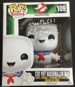 BILLY BRYAN SIGNED 6" STAY PUFT MARSHMELLOW MAN GHOSTBUSTERS FUNKO POP PROOF J1