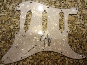 JESSICA SANCHEZ SIGNED ELECTRIC GUITAR PICKGUARD AMERICAN IDOL W/EXACT PROOF K1