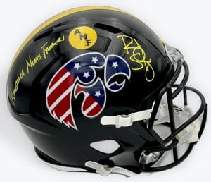 Ricky Stanzi, Ricky Stanzi autograph, Ricky Stanzi signed helmet, Iowa Hawkeyes football, Iowa Hawkeyes stars and stripes helmet, Hawkeyes full size helmet, Iowa football memorabilia, America Needs Farmers, ANF Iowa Hawkeyes, Big Ten football memorabilia, signed football helmet, Hawkeyes helmet autograph, Iowa memorabilia, patriotic Hawkeyes helmet, Iowa football collectible