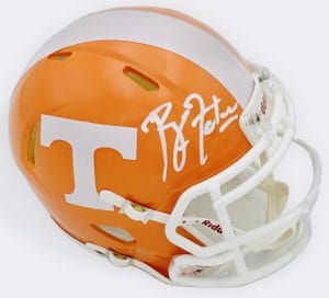 Phillip Fulmer, Phil Fulmer autograph, Phillip Fulmer signed helmet, Tennessee Volunteers football, Tennessee signed helmet, Volunteers mini helmet, Tennessee football memorabilia, signed mini helmet, NCAA football memorabilia, SEC football memorabilia, Tennessee Volunteers autograph, college football coach autograph, Volunteers football collectible, Tennessee helmet autograph, Tennessee memorabilia