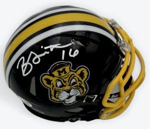 Brad Smith, Brad Smith autograph, Brad Smith signed football, Missouri Tigers football, Missouri Tigers signed football, Mizzou football memorabilia, Missouri football collectible, Mizzou signed football, signed football, college football signed football, NCAA football memorabilia, SEC football memorabilia, Missouri quarterback autograph, Tigers football autograph, Missouri logo football