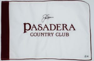 Jack Nicklaus autograph, Jack Nicklaus signed, Pasadera Country Club flag, golf pin flag signed, PGA memorabilia, golf memorabilia collectible, signed golf flag, Jack Nicklaus collectible, golf autograph collectible, country club flag signed, golf fan collectible, signed sports memorabilia, golf collectible, Monterey golf memorabilia