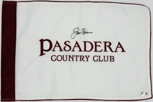 Jack Nicklaus autograph, Jack Nicklaus signed, Pasadera Country Club flag, golf pin flag signed, PGA memorabilia, golf memorabilia collectible, signed golf flag, Jack Nicklaus collectible, golf autograph collectible, country club flag signed, golf fan collectible, signed sports memorabilia, golf collectible, Monterey golf memorabilia