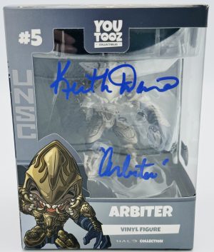 Keith David autograph, Keith David signed, Halo Arbiter autograph, Arbiter Youtooz figure, Halo collectible, gaming memorabilia, signed Youtooz figure, video game collectible, Halo figure signed, Arbiter collectible, gaming figure collectible, signed gaming memorabilia, Halo fan collectible, Youtooz vinyl figure, signed figure collectible