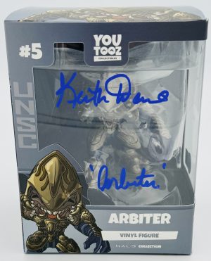 Keith David autograph, Keith David signed, Halo Arbiter autograph, Arbiter Youtooz figure, Halo collectible, gaming memorabilia, signed Youtooz figure, video game collectible, Halo figure signed, Arbiter collectible, gaming figure collectible, signed gaming memorabilia, Halo fan collectible, Youtooz vinyl figure, signed figure collectible