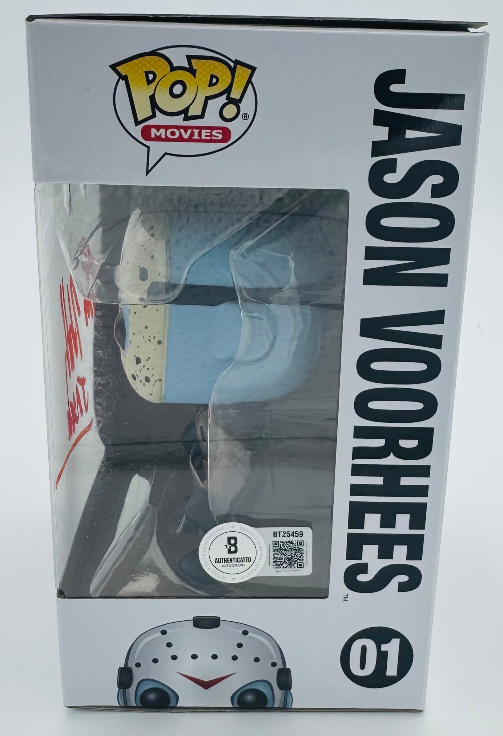Kane Hodder Signed Jason Voorhees Funko 01 Friday The 13th Autograph BAS K459 - Image 2