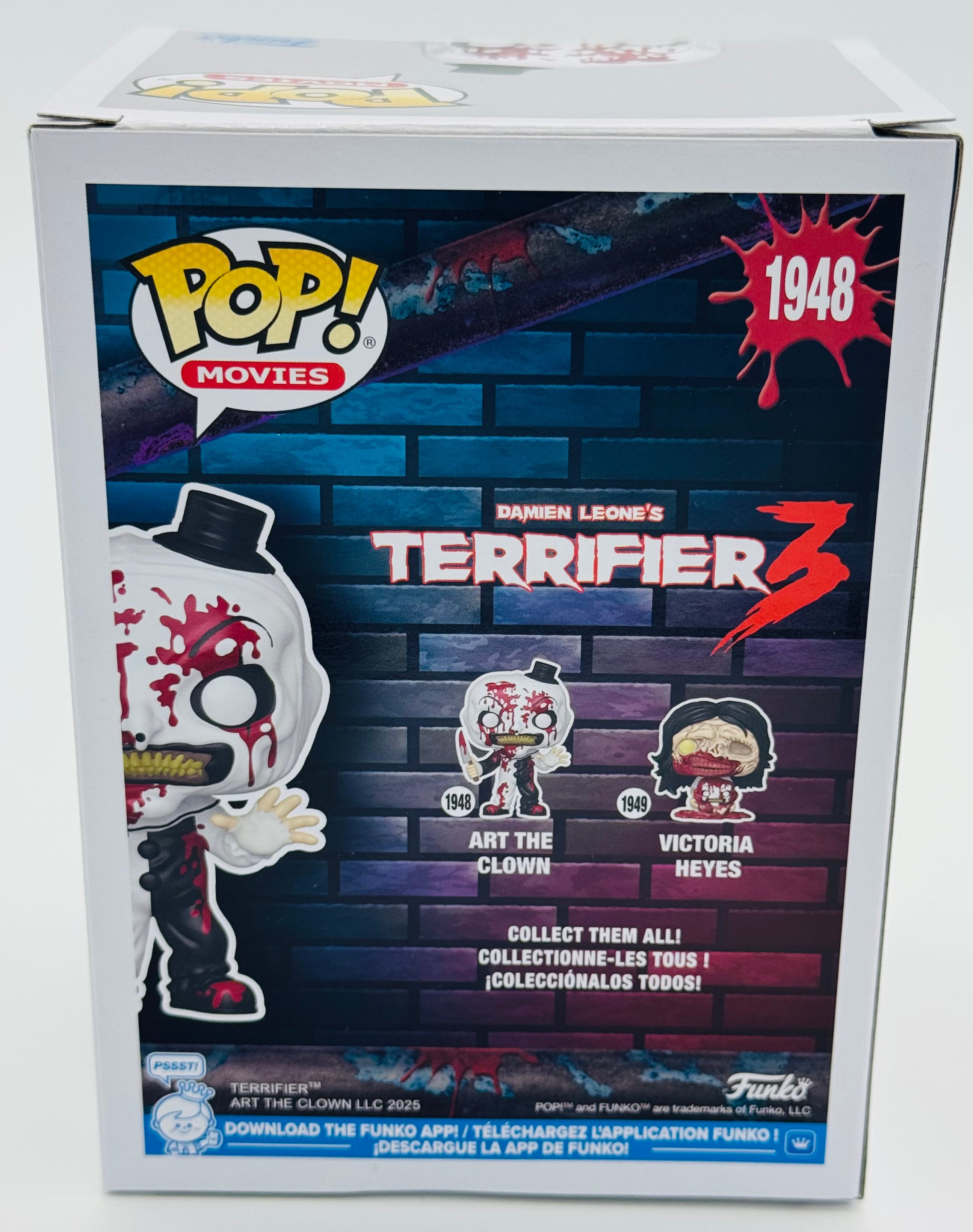 David Howard Thornton Signed Art The Clown Funko 1948 Terrifier 3 BAS K597 - Image 6