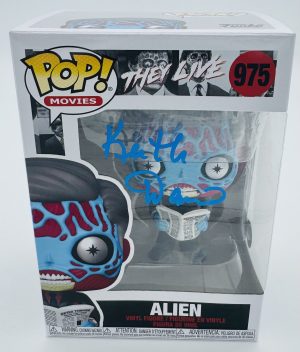 Keith David autograph, Keith David signed, They Live Funko Pop, Alien Funko Pop 975, Frank Armitage autograph, They Live collectible, sci fi Funko collectible, signed Funko Pop, cult classic memorabilia, horror sci fi collectible, Funko Pop autographed, movie memorabilia collectible, Keith David collectible, signed figure collectible, They Live autograph