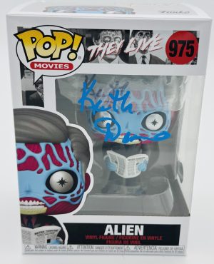 Keith David autograph, Keith David signed, They Live Funko Pop, Alien Funko Pop 975, Frank Armitage autograph, They Live collectible, sci fi Funko collectible, signed Funko Pop, cult classic memorabilia, horror sci fi collectible, Funko Pop autographed, movie memorabilia collectible, Keith David collectible, signed figure collectible, They Live autograph