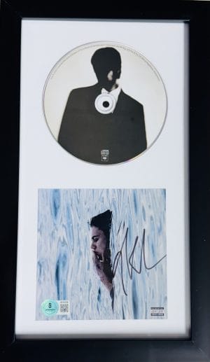The Kid LAROI autograph, The Kid LAROI signed, Before I Forget autograph, Before I Forget CD, signed CD booklet, framed CD display, music memorabilia, signed music collectible, pop music autograph, hip hop memorabilia, framed autograph display, music fan collectible, Beckett authenticated, BAS certified autograph, signed CD artwork, The Kid LAROI collectible, framed music memorabilia, autograph display piece, music room decor, signed entertainment memorabilia