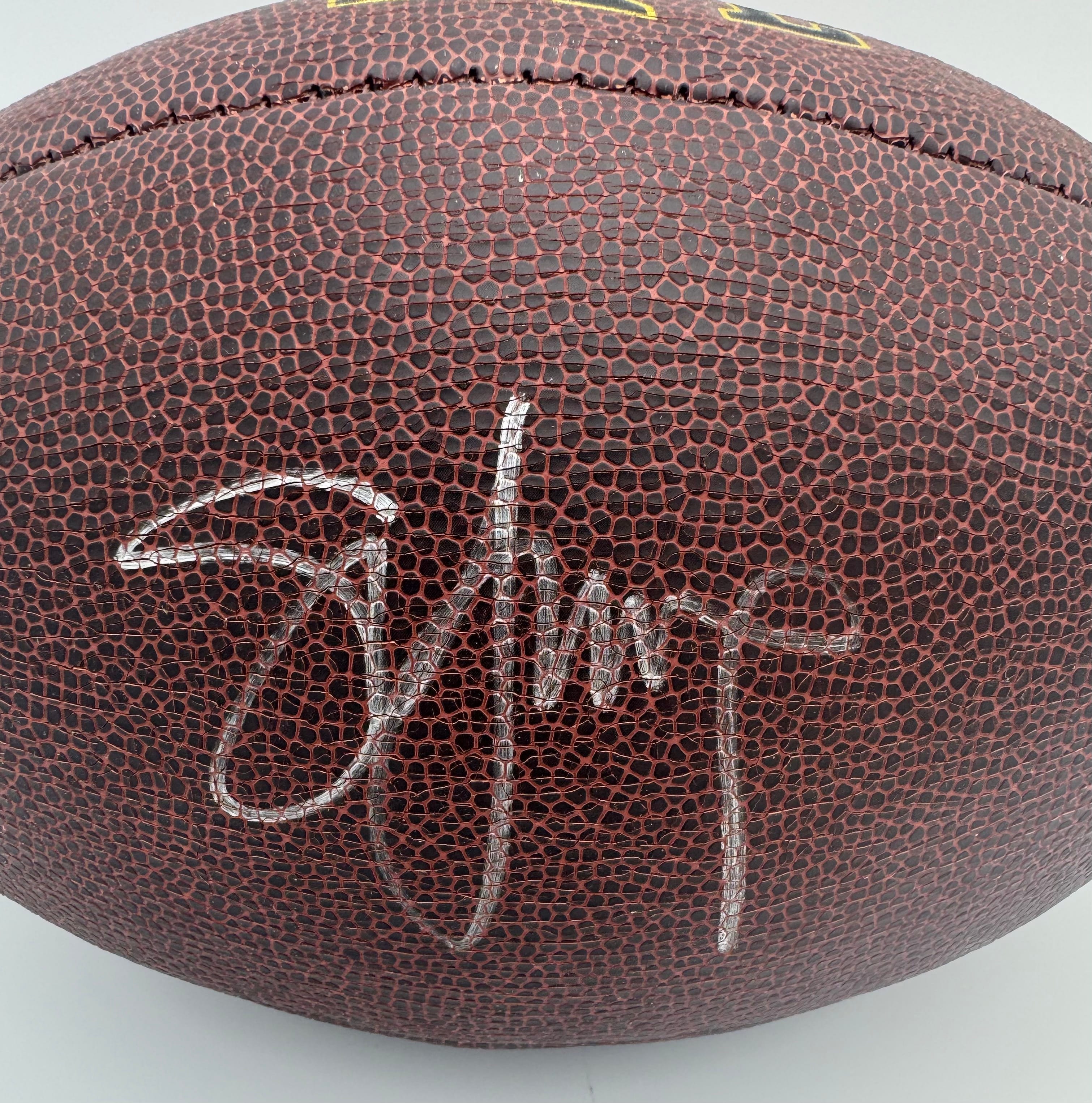 Steve Young Signed NFL Football San Francisco 49ers Super Bowl Autograph BAS J56 - Image 2