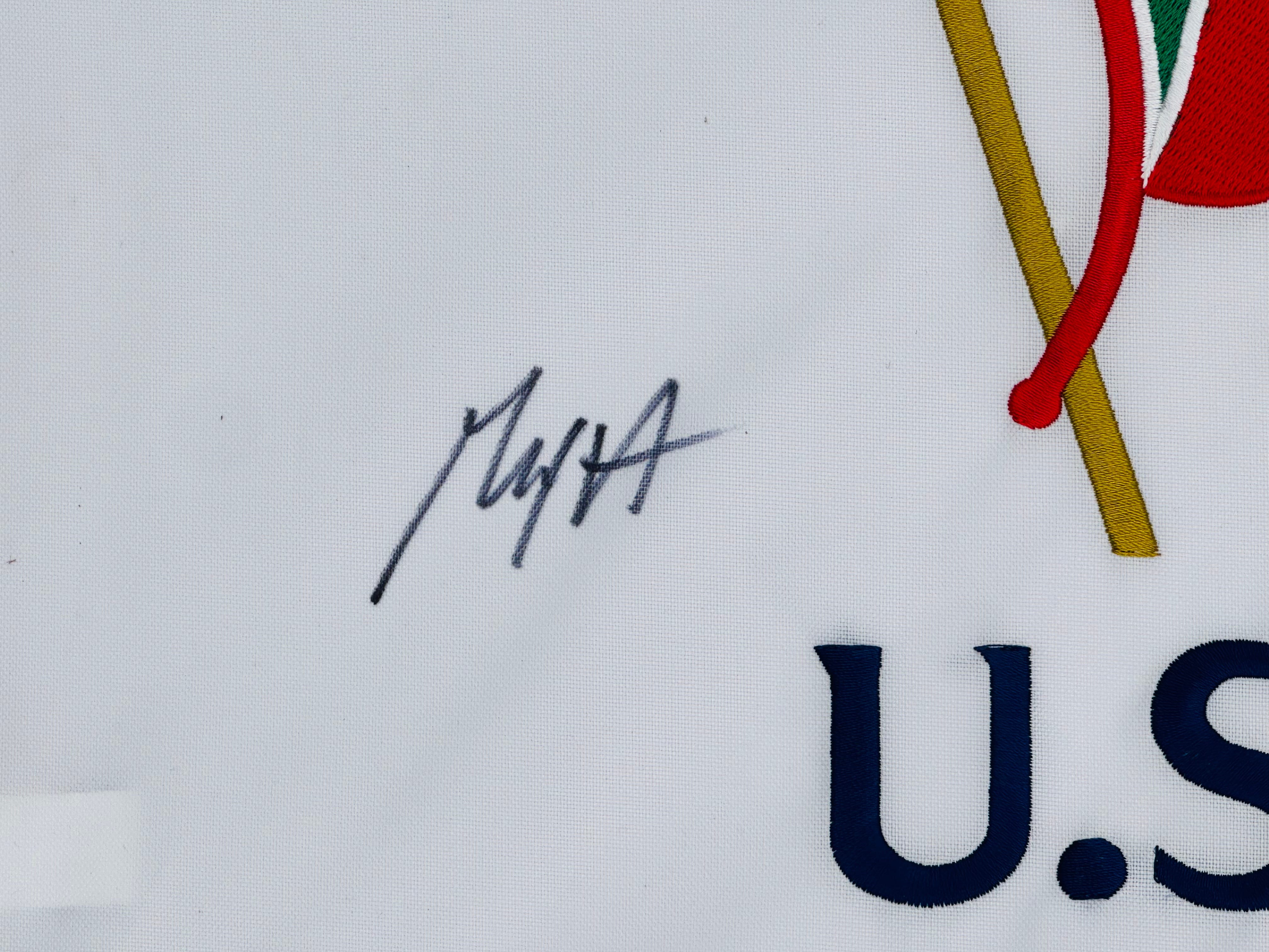 Max Homa signed 2023 U.S Open golf pin flag autograph Masters PGA BAS J83 - Image 2