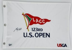 Max Homa, Max Homa autograph, Max Homa signed flag, U.S Open golf flag, US Open pin flag, PGA Tour memorabilia, golf signed flag, signed golf flag, major championship memorabilia, golf autograph collectible, golf pin flag, golf tournament flag, golf fan collectible, PGA golf memorabilia, signed golf memorabilia