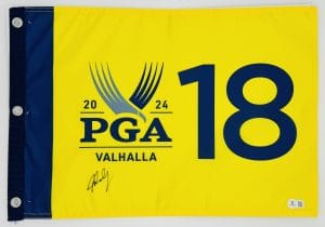 John Daly, John Daly autograph, John Daly signed flag, PGA Championship flag, Valhalla golf flag, PGA golf memorabilia, golf signed flag, signed golf flag, major championship memorabilia, golf autograph collectible, golf tournament flag, PGA Tour memorabilia, Valhalla memorabilia, golf fan collectible, signed golf memorabilia