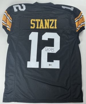 Ricky Stanzi, Ricky Stanzi autograph, Ricky Stanzi signed jersey, Iowa Hawkeyes, Iowa Hawkeyes football, Iowa signed jersey, Hawkeyes memorabilia, Iowa football collectible, Signed football jersey, College football signed jersey, NCAA football memorabilia, Game cut jersey, Iowa quarterback autograph, Hawkeyes signed jersey, Extra large jersey