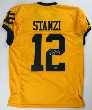 Ricky Stanzi, Ricky Stanzi autograph, Ricky Stanzi signed jersey, Iowa Hawkeyes, Iowa Hawkeyes football, Iowa signed jersey, Hawkeyes memorabilia, Iowa football collectible, Signed football jersey, College football signed jersey, NCAA football memorabilia, Game cut jersey, Iowa quarterback autograph, Hawkeyes signed jersey, Extra large jersey
