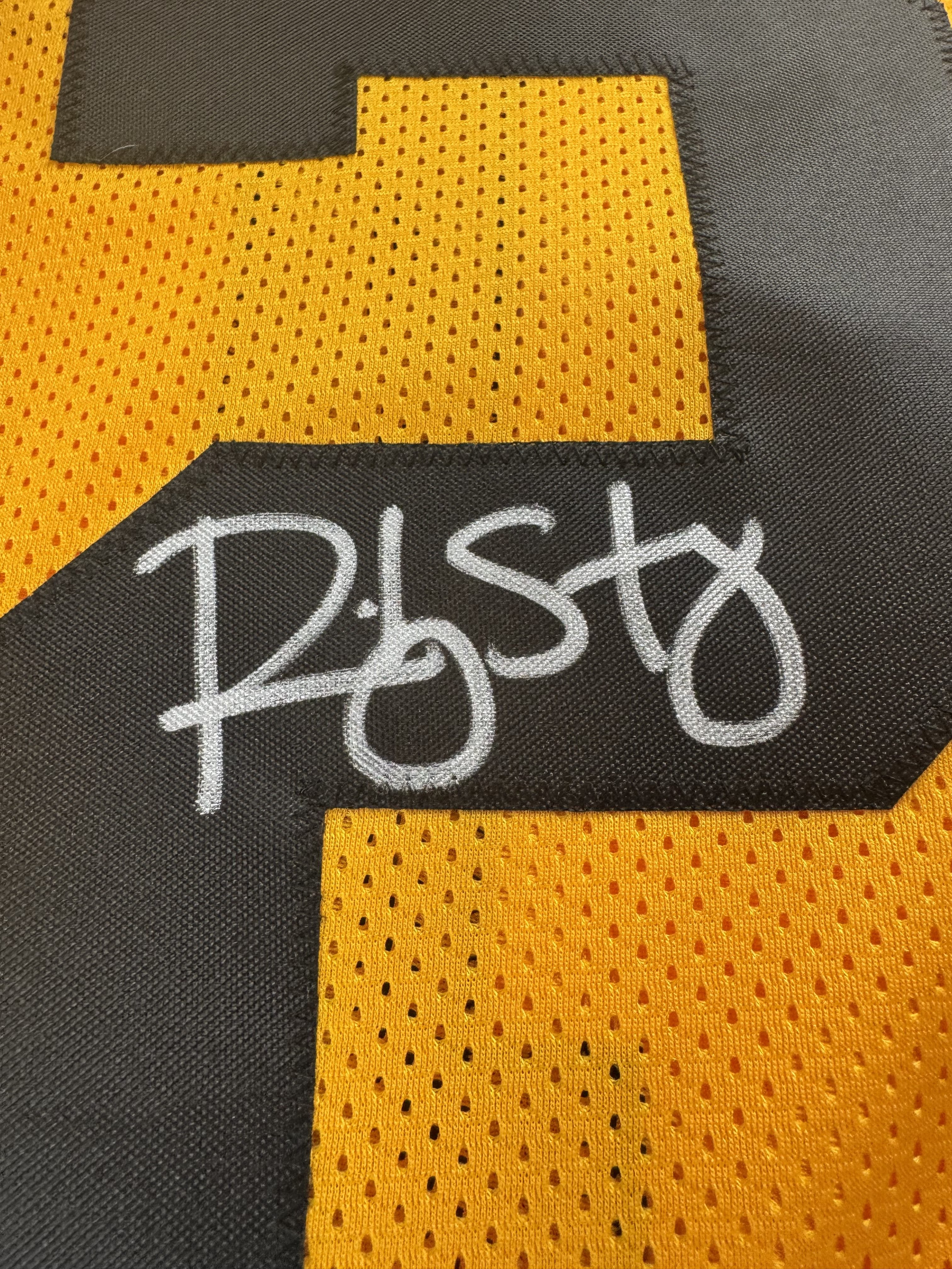 Ricky Stanzi signed custom game cut jersey Iowa Hawkeyes autograph BAS J98 - Image 2