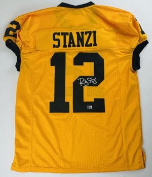 Ricky Stanzi, Ricky Stanzi autograph, Ricky Stanzi signed jersey, Iowa Hawkeyes, Iowa Hawkeyes football, Iowa signed jersey, Hawkeyes memorabilia, Iowa football collectible, Signed football jersey, College football signed jersey, NCAA football memorabilia, Game cut jersey, Iowa quarterback autograph, Hawkeyes signed jersey, Extra large jersey