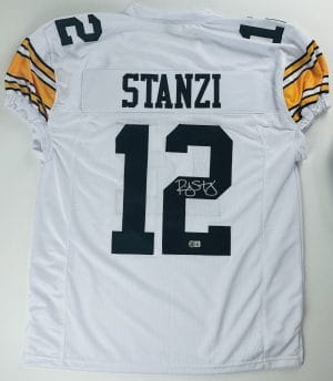 Ricky Stanzi, Ricky Stanzi autograph, Ricky Stanzi signed jersey, Iowa Hawkeyes, Iowa Hawkeyes football, Iowa signed jersey, Hawkeyes memorabilia, Iowa football collectible, Signed football jersey, College football signed jersey, NCAA football memorabilia, Game cut jersey, Iowa quarterback autograph, Hawkeyes signed jersey, Extra large jersey