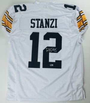 Ricky Stanzi, Ricky Stanzi autograph, Ricky Stanzi signed jersey, Iowa Hawkeyes, Iowa Hawkeyes football, Iowa signed jersey, Hawkeyes memorabilia, Iowa football collectible, Signed football jersey, College football signed jersey, NCAA football memorabilia, Game cut jersey, Iowa quarterback autograph, Hawkeyes signed jersey, Extra large jersey