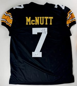 Marvin McNutt, Marvin McNutt autograph, Marvin McNutt signed jersey, Iowa Hawkeyes, Iowa Hawkeyes football, Iowa signed jersey, Hawkeyes memorabilia, Iowa football collectible, Signed football jersey, College football signed jersey, NCAA football memorabilia, Game cut jersey, Iowa wide receiver autograph, Hawkeyes signed jersey, Extra large jersey