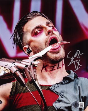Spencer Charnas Signed 8x10 Photo Ice Nine Kills Autograph BAS 677