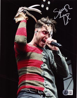 Spencer Charnas Signed 8x10 Photo Ice Nine Kills Autograph BAS 676
