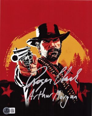 Roger Clark Signed Arthur Morgan 8x10 Photo Red Dead Redemption Autograph BAS 99