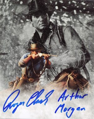 Roger Clark Signed Arthur Morgan 8x10 Photo Red Dead Redemption Autograph BAS 00