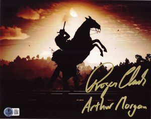 Roger Clark Signed Arthur Morgan 8x10 Photo Red Dead Redemption Autograph BAS 01