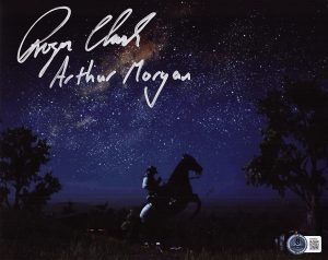 Roger Clark Signed Arthur Morgan 8x10 Photo Red Dead Redemption Autograph BAS 02