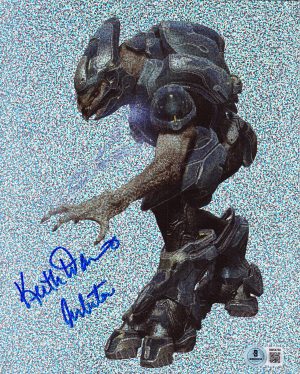 Keith David Signed Arbiter Vadam 8x10 Holographic Photo Halo Autograph BAS 758