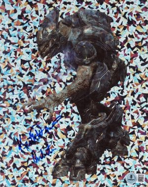 Keith David Signed Arbiter Vadam 8x10 Holographic Photo Halo Autograph BAS 756